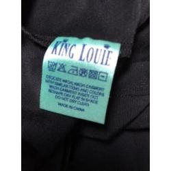 King Louie zwarte ballroom jurk M