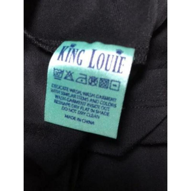 King Louie zwarte ballroom jurk M