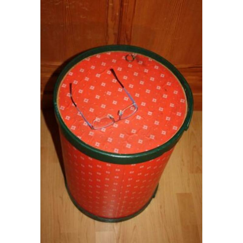 Te koop grote vintage houten ton, vat met deksel