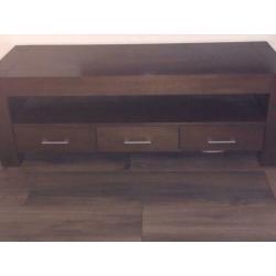 Salontafel + tv-kast van kersenhout