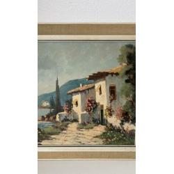 FRATELLI Enzo antiek olieverf schilderij 49,5 bij 39,5