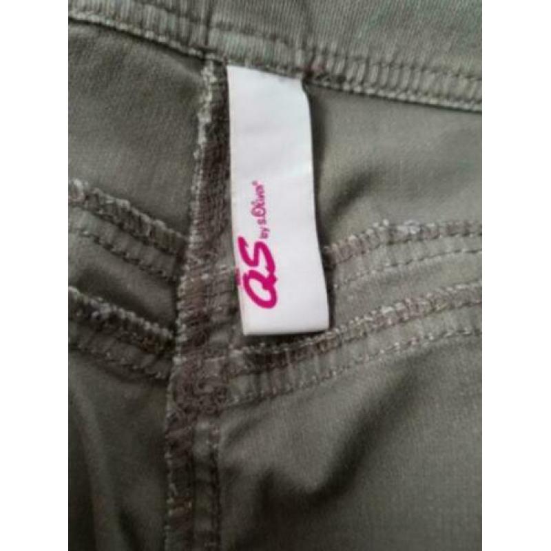 Q-style legergroene broek , maat 42