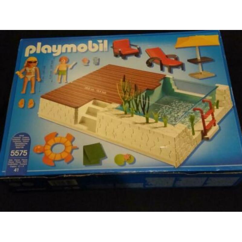 Fisherman Playmobil, City Life swimming pool 5575 Nieuw