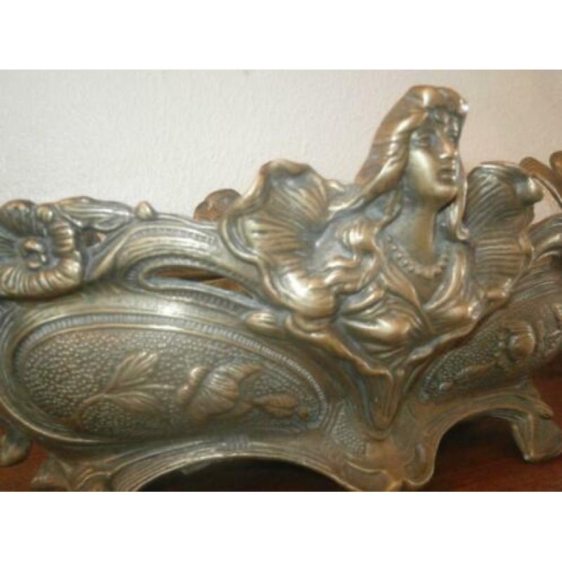 jardiniere, brons, frans, grote jardiniere, bloempot