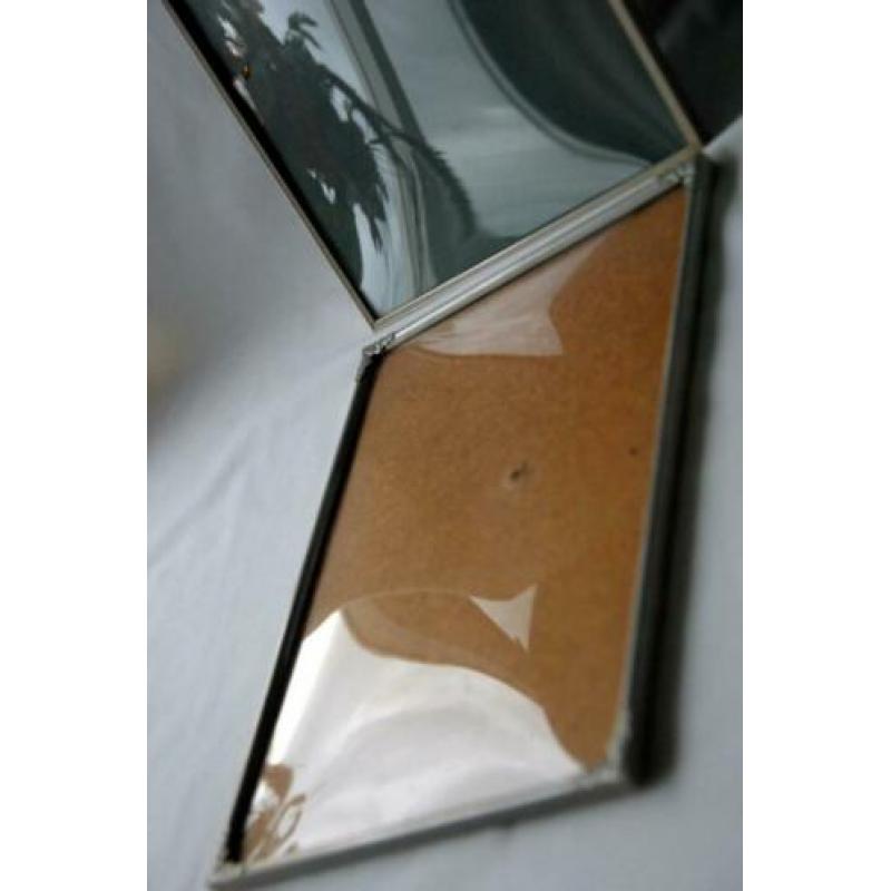 Oud Fotolijstjes 2x met bol glas