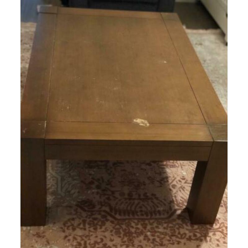 Salontafel + tv-kast van kersenhout