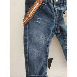 Nieuw met kaartje! Hema spijkerbroek jeans denim met bretels