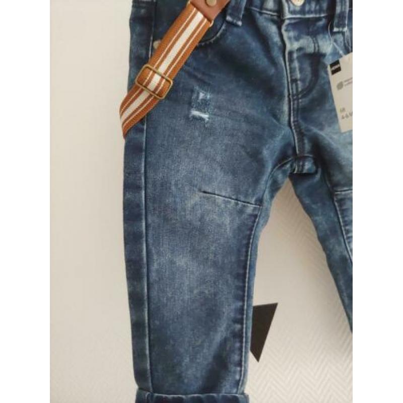 Nieuw met kaartje! Hema spijkerbroek jeans denim met bretels