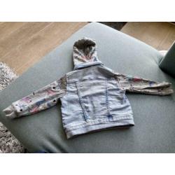 Spijkerjas meisje, spijkerjas unicorn, kleding meisje