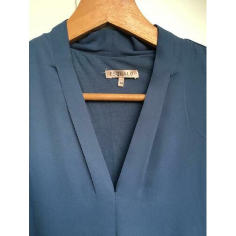 Esqualo Top/Shirt maat 34 blauw