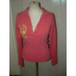 Franklin Marshall top shirt lange mouw polo maat S