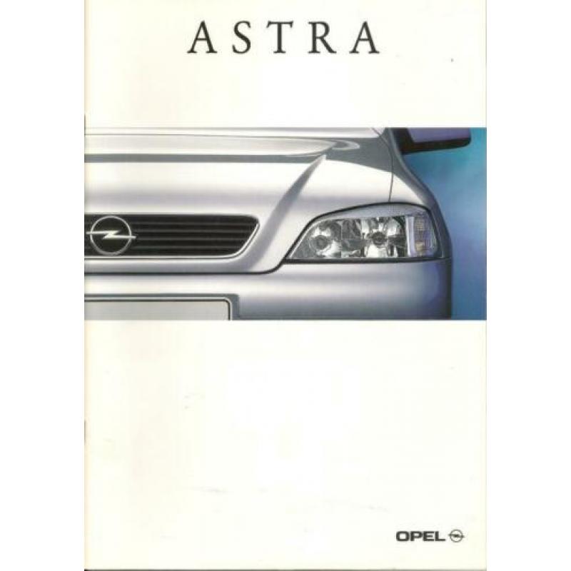 autofolder Opel Astra augustus 1998