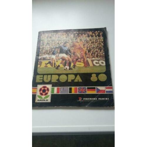 te koop: panini album van de EK 1980