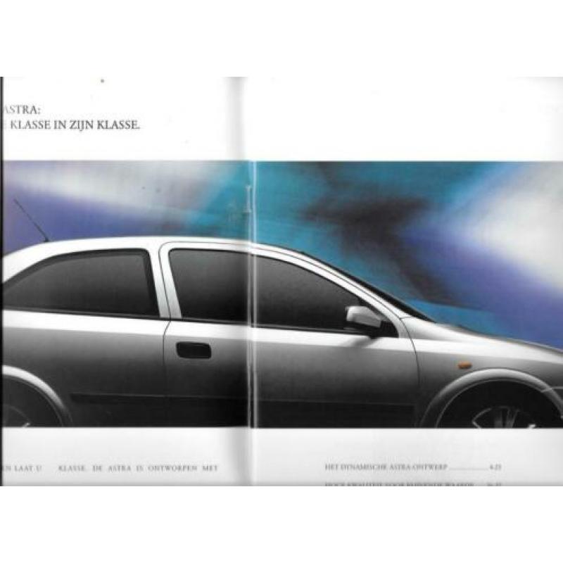 autofolder Opel Astra augustus 1998