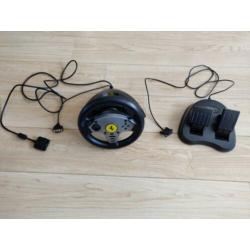 Thrustmaster (Ferrari) stuur & pedalen (PS1)