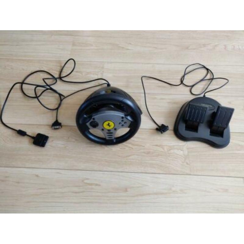 Thrustmaster (Ferrari) stuur & pedalen (PS1)
