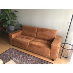 Moderne microfiber/suède 2-zitsbank