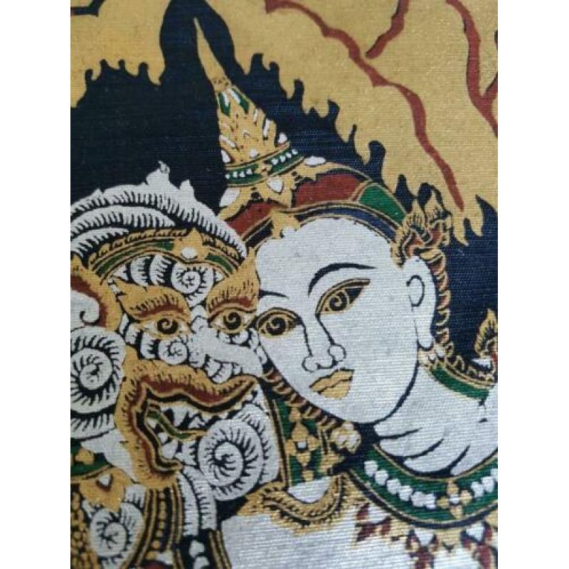 Afbeelding, batik, indonesië, in passe partout