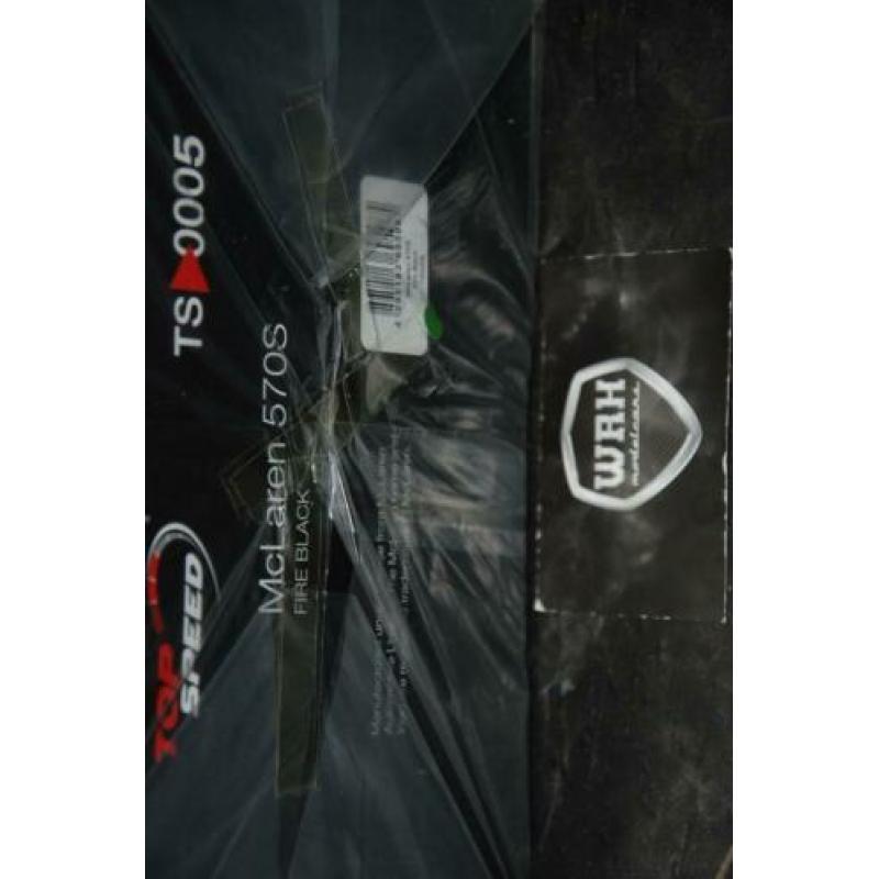 1:18 MCLAREN 570S fire black TOP speed resin WRH