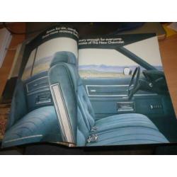 USA Folder CHEVROLET Caprice Classic and Impala modellen 78