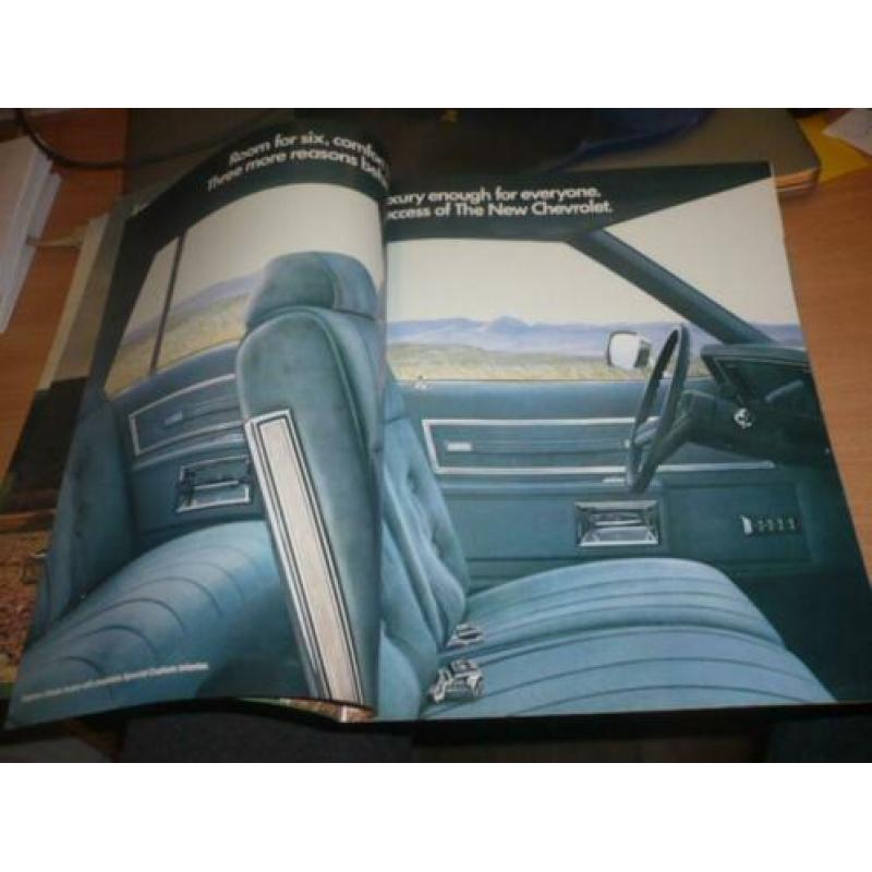 USA Folder CHEVROLET Caprice Classic and Impala modellen 78