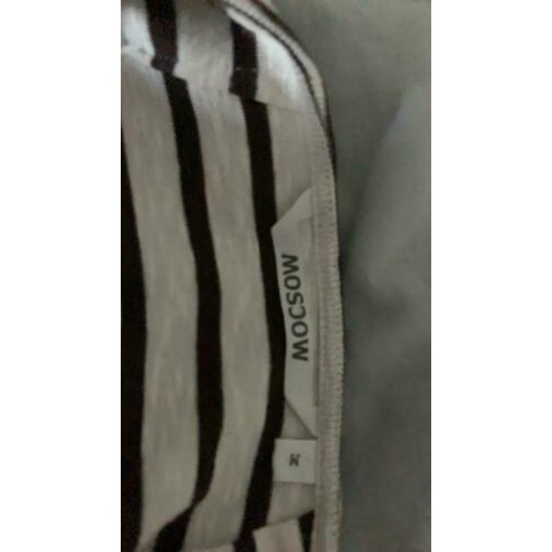 Moscow jurk/tuniek bruin-beige streep maat m