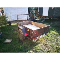 Aanhangwagen goed onderhouden