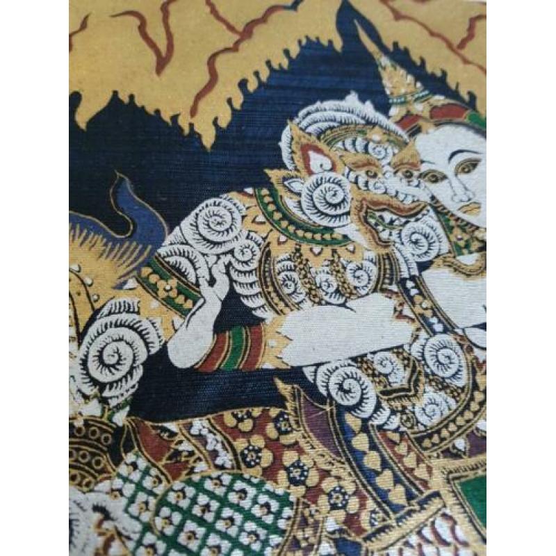 Afbeelding, batik, indonesië, in passe partout