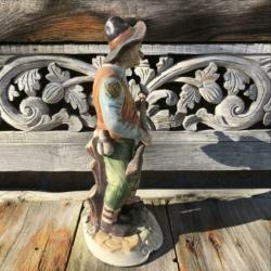 Capodimonte capo di monte jager met geweer en hond, jacht