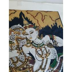 Afbeelding, batik, indonesië, in passe partout