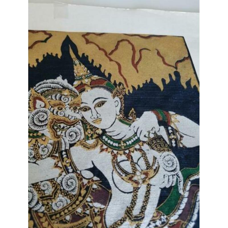 Afbeelding, batik, indonesië, in passe partout