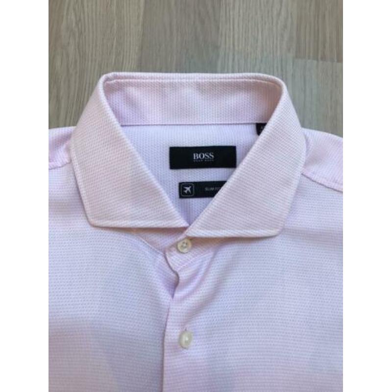 Hugo Boss slim fit business shirt maat 40 Echt Z.G.A.N.