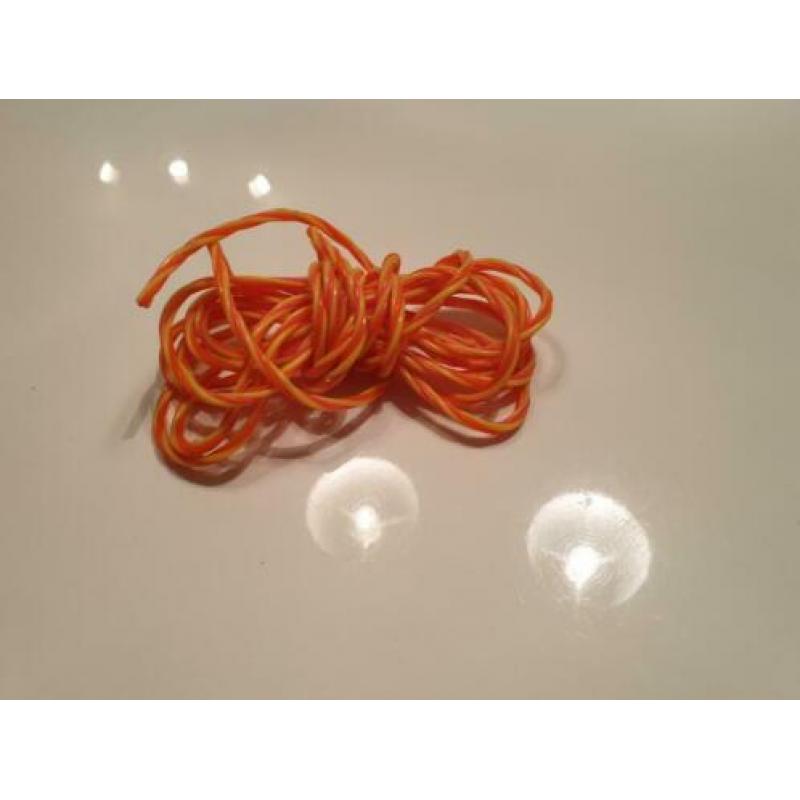 Springtouw geel / oranje 5 meter