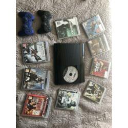 PlayStation 3 incl. games en 2 controllers