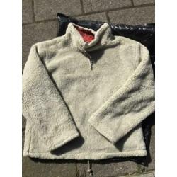 Dubbelzijdige/reversible teddy, schapen trui