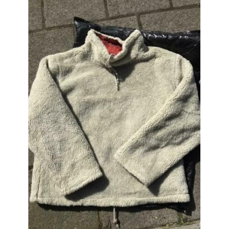 Dubbelzijdige/reversible teddy, schapen trui