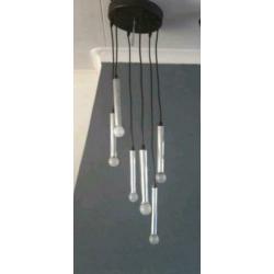Vintage raak amsterdam Hanglamp chroom Buizen