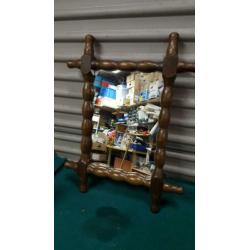 houten spiegel