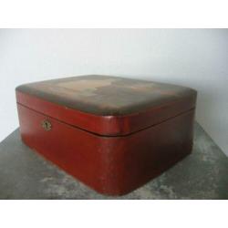 Japanse lakdoos - hout - boeddha - pagode