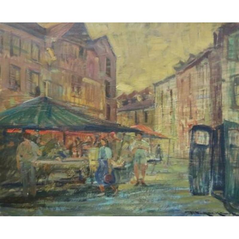 Pierre Verbeke, markttafereel
