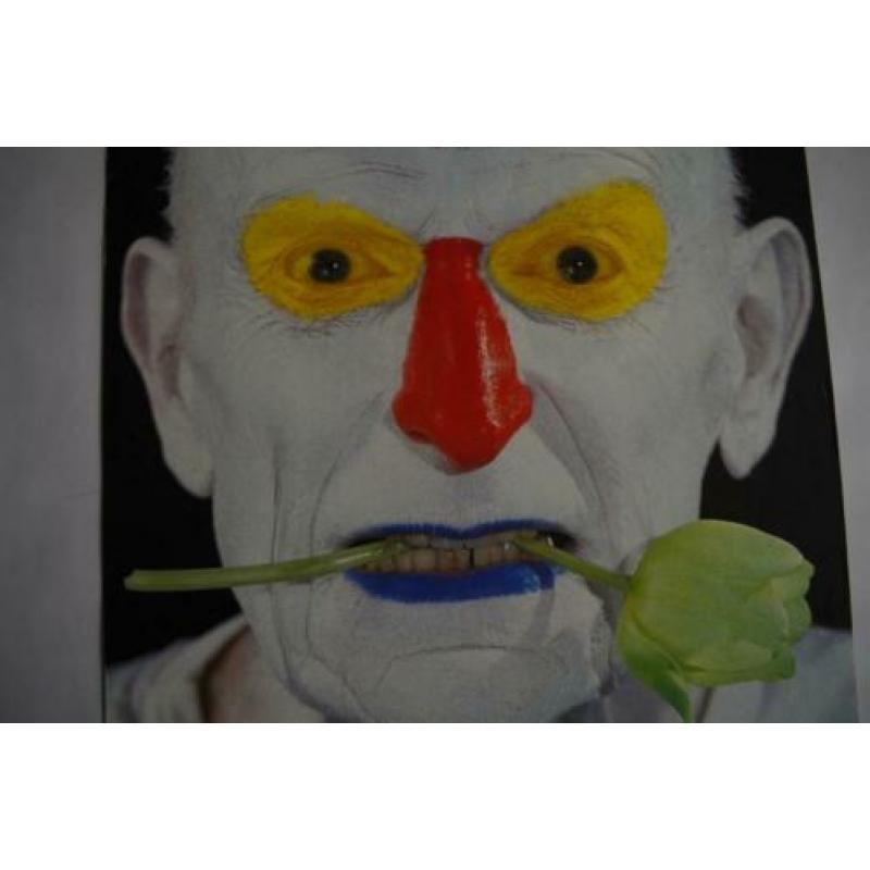 Affiche kunstrai Anthon Beeke clown schmink