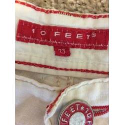10 Feet linnen broek maat 33