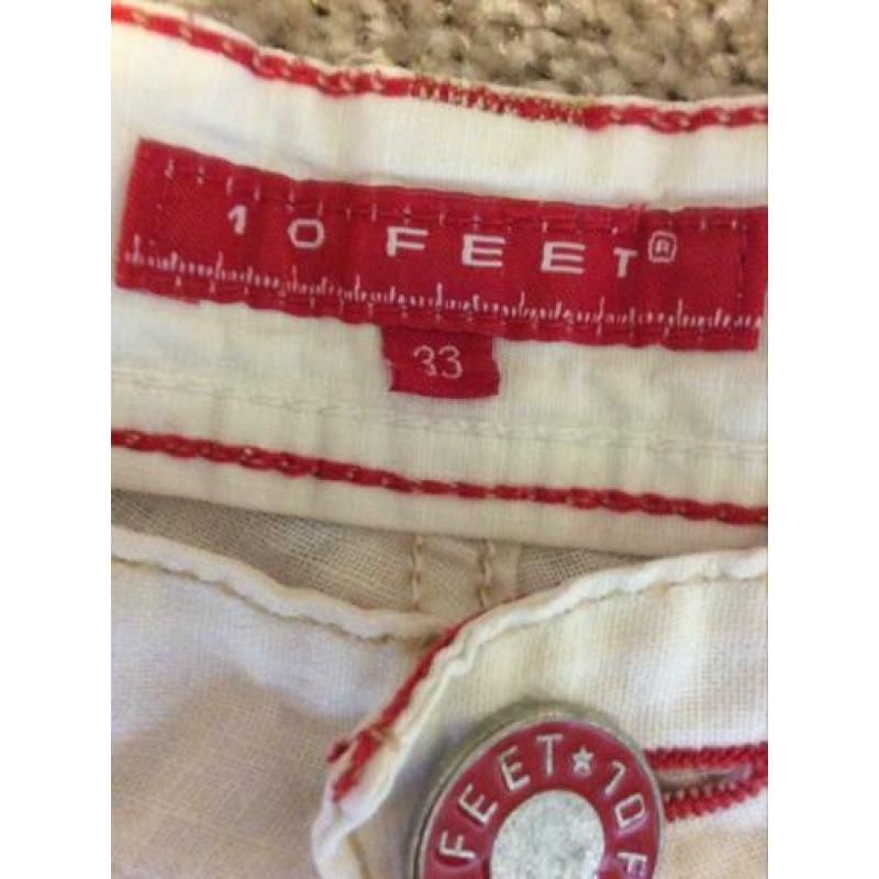 10 Feet linnen broek maat 33