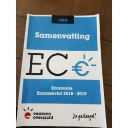 Examenbundel Samenvatting VWO Economie