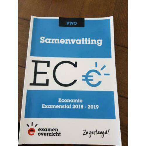 Examenbundel Samenvatting VWO Economie
