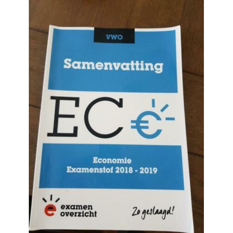 Examenbundel Samenvatting VWO Economie