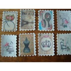 vintage labels om op te strijken erg mooi
