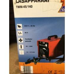 Te koop twm las apparaat model 45/140