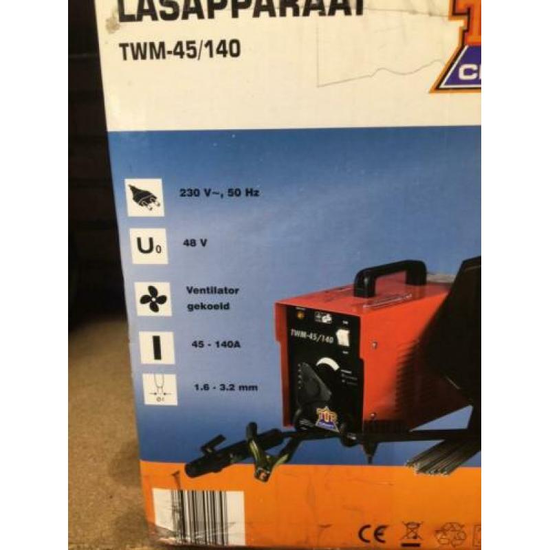 Te koop twm las apparaat model 45/140