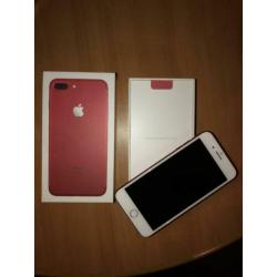 iPhone 7 Plus 128 gb Rood gratis Swarovski hoesje